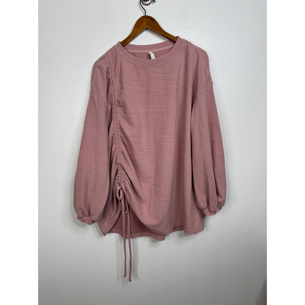 Nap Loungewear‎ Light Pink Long Sleeve Shirt Size Large